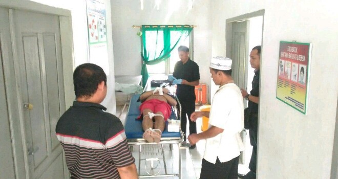 Tahanan Polres Sarolangun yang ditemukan tewas.