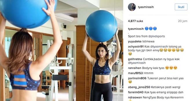 Tyas Mirasih. Foto: Instagram/tyasmirasih