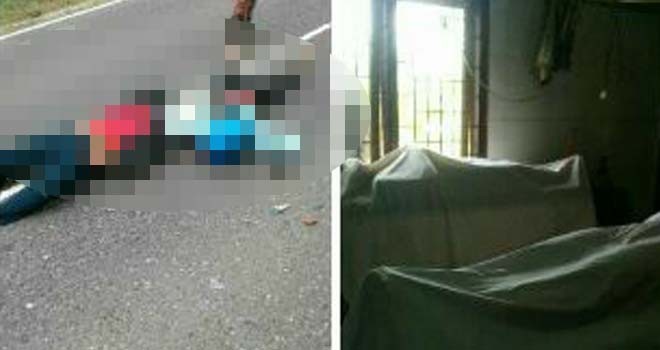 Dua Mahasiwa IAIN yang tewas akibat kecelakaan di Mestong.