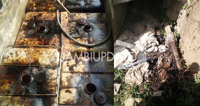 Pipa minyak milik Pertamina EP Jambi yang dibobol pencuri.