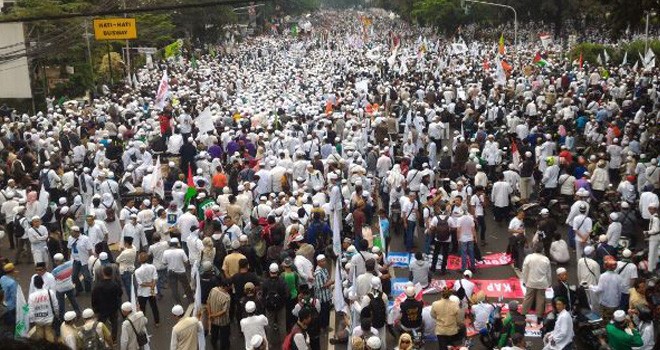 Aksi demo 4 November 2016.