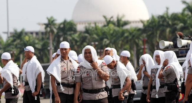 Pasukan Asmaul Husna. Foto; Ricardo/JPNN.com