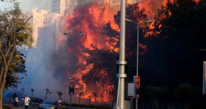 Kebakaran Di Haifa/BBC