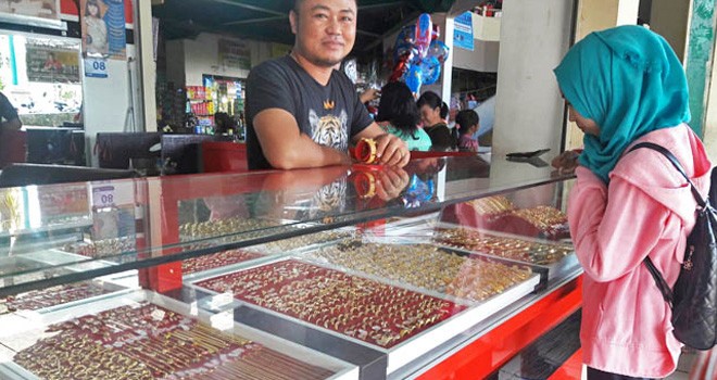 Toko Emas. Foto : Fitriani/Radar Kaltara