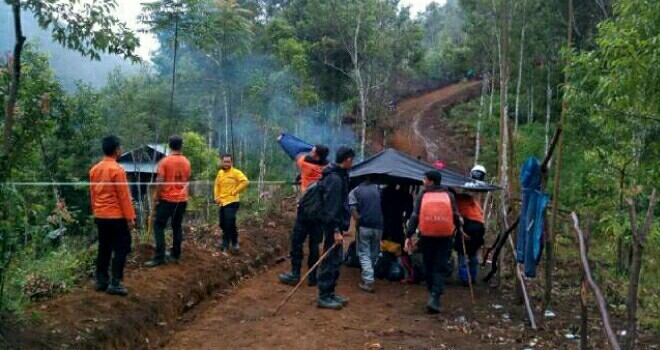 Lokasi penemuan mayat kakek terkubur di kerinci.