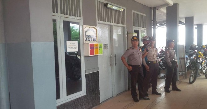 Penjagaan di lapas jambi.