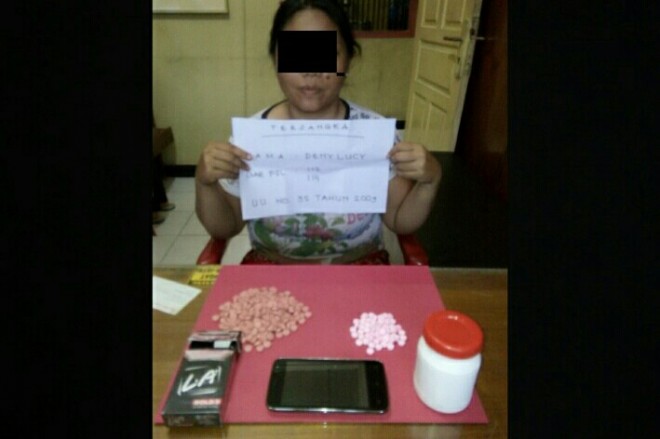 Denny Lucy. IRT berumur 36 tahun yang diamankan polisi.