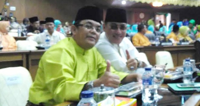 Pasangan Calon Bupati dan Calon Wakil Bupati Muaro Jambi nomor urut 4, Ivan Wirata dan Dodi Sularso.