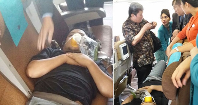 Afgan meninggal di pesawat. Istimewa