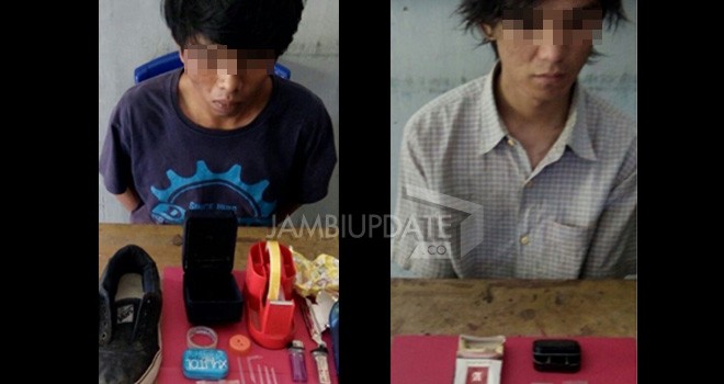 Dua orang pemuda di Kota Sungai Penuh karena kedapatan menyimpan narkotika jenis sabu.