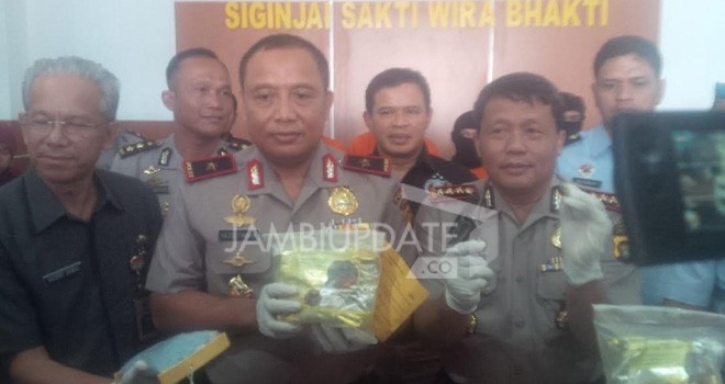 Pres release Kapolda Jambi, Brigjen Pol Yazid Fanani.