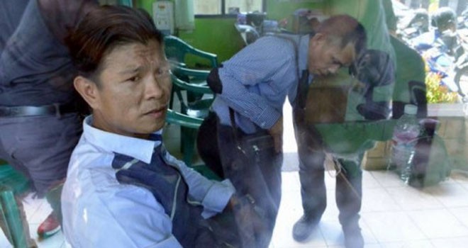 Andika Kangen Band saat berada di Mapolresta Bandarlampung kemarin. FOTO M. TEGAR MUJAHID/RADAR LAMPUNG/JPG