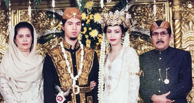 Ahmad Dhani unggah foto pernikahan dengan Maia Estianty. Foto : Instagram