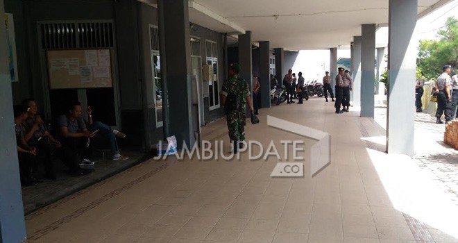 Kondisi Lapas Kelas II A Jambi paska kerusuhan.