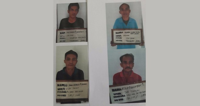 Napi yang kabur pasca kerusuhan di Lapas Kelas IIA Jambi beberapa waktu lalu.