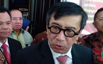 Menteri Hukum dan HAM Yasonna Laoly (MOCH KHAESAR/RADAR SURABAYA/JawaPos.com)
