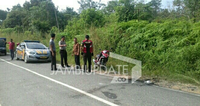 Lokasi penemuan mayat laki laki di ness.