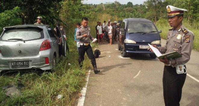 Olah TKP oleh Polres Paser. Foto: Kaltim Post/JPNN