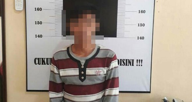 Pelaku yang membunuh tunangan di Hutan Pinus Cilopadang (Radar Banyumas/JawaPos.com)