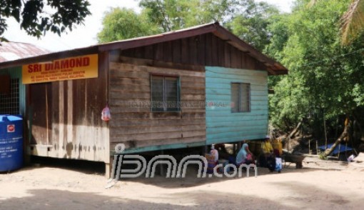 Desa Aji Kuning yang terletak di Kecamatan Sebatik Tengah diklaim warga Malaysia sebagai wilayahnya. FOTO: RADAR NUNUKAN/JPNN