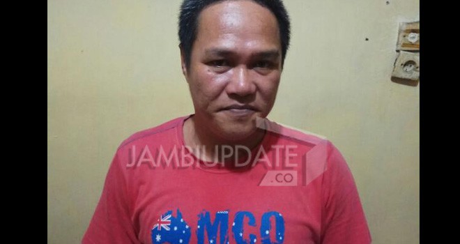 Adi als Apek, DPO Pencuri AC di Puskesmas saat diamankan anggota Polsek Danau Teluk.