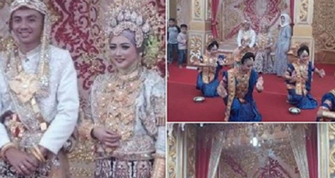 Pernikahan Mewah, Mahar Rp 1,2 M Ditambah Emas Seharga Rp 200 Juta. Foto Facebook.
