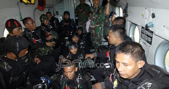 Grup Satu Kopassus Lakukan Latihan Rutin. Ilustrasi by: Yan Cikal/Radar Banten