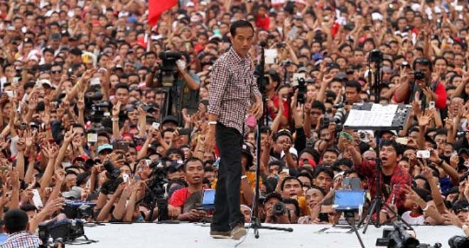 Jokowi saat Pilpres 2014. Foto: dok.JPNN.com