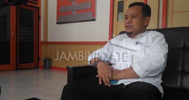 Pimpinan Bawaslu Provinsi Jambi, Ribut Suwarsono menjelaskan tahapan seleksi Panwas 11 daerah.