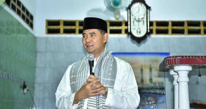 Wali Kota Jambi, Sy Fasha saat Safari Ramadhan di Kecamatan Jambi Timur.