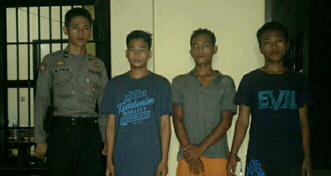 Tiga Kawanan Perampok di Sarolangun Dibekuk Polisi.