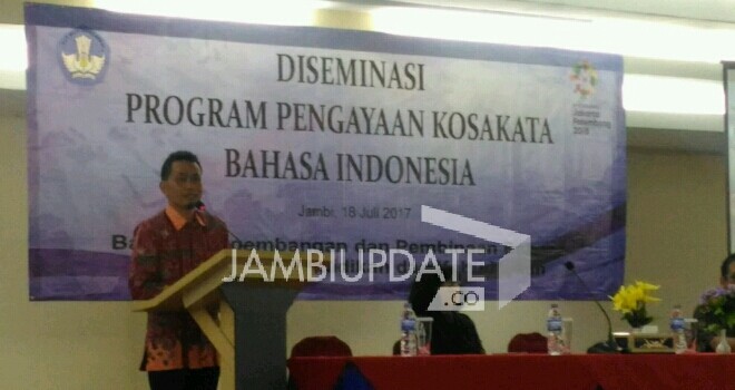 Kepala Kantor Bahasa Provinsi Jambi Syaiful Bahri.