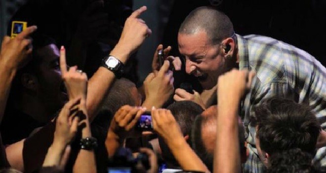Vokalis Linkin Park Chester Bennington. Foto: AP