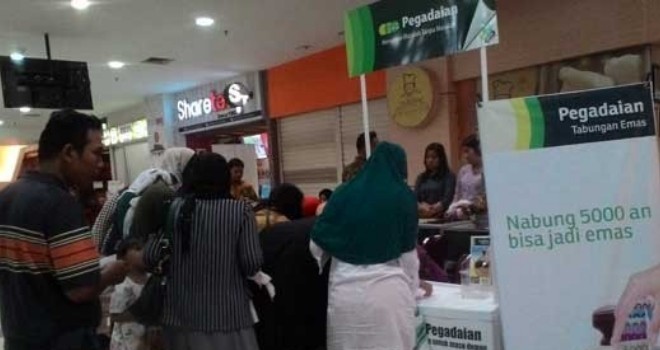 PT. Pegadaian (Persero) Area Jambi kembali mengadakan bazar emas.