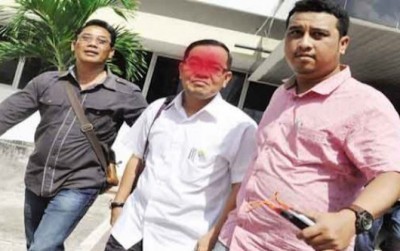 Pegawai Dinas Pendidikan Sumatera selatan (Sumsel) terkena operasi tangkap tangan (OTT) Tim Sapu Bersih (Saber) Pungli Polda Sumsel (Sumeks)