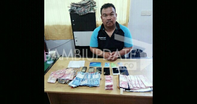Salah satu komplotan penipu tokek yang diamankan Anggota Satreskrim Polres Kerinci. 