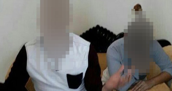 Perwira bersama ibu bhayangkari saat digrebek. Foto : Ist