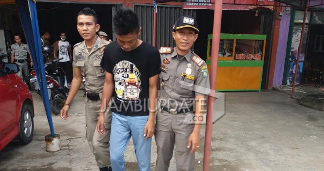Belasan Pelajar di Bungo Terjaring Razia Satpol PP.