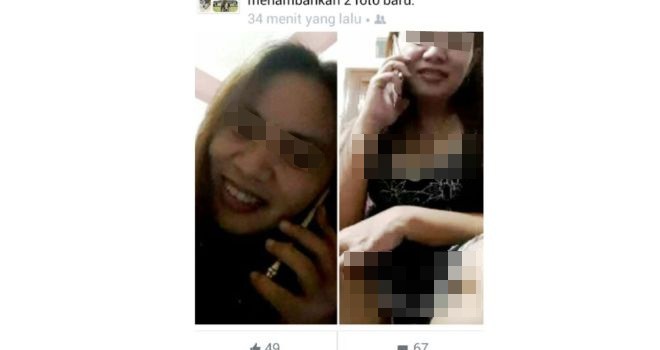 Foto Sexy Wakil Ketua DPRD Karawang yang beredar di sosial media.