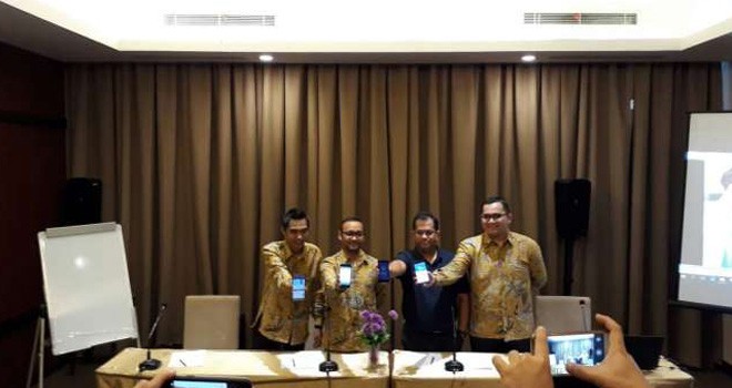 Peluncuran layanan uang teman atau Fintech pertama di Jambi.