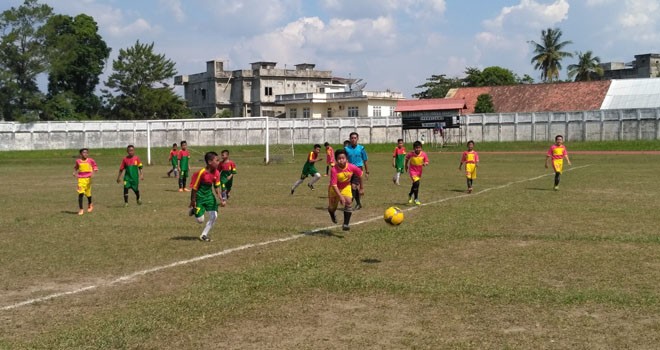 Turnamen U-9 dan U-11 Piala Menpora yang berlangsung di Stadion Tri Lomba Juang.