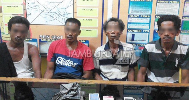 Tiga Pria di Nipah Panjang Ditangkap Polisi.