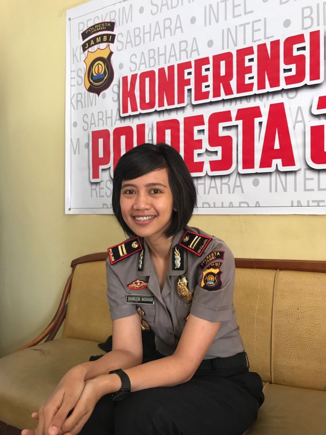 Kapolsek Pelabuhan Talang Duku, IPTU Shirlen Novuani SIK.