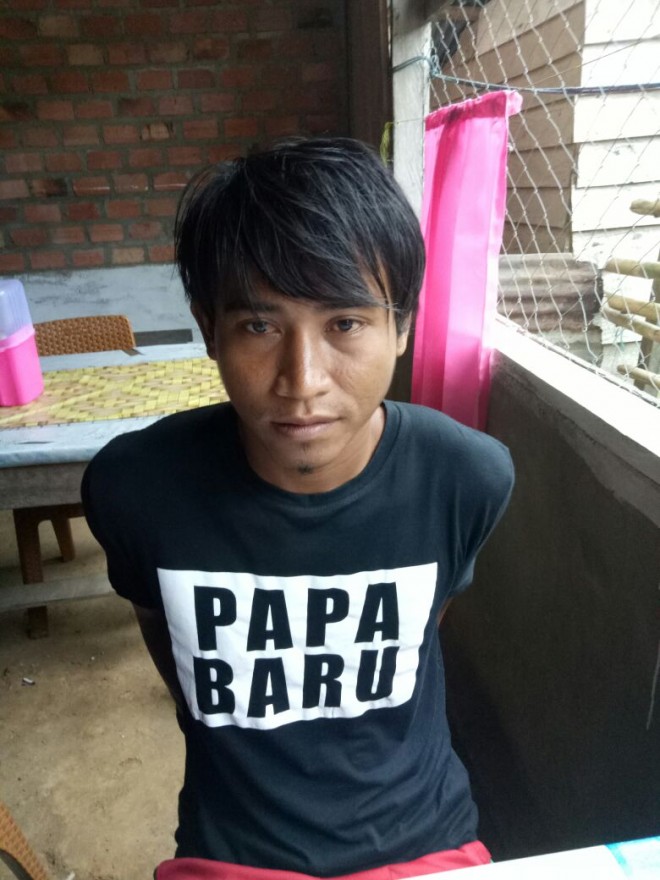 Pelaku pemerkosaan yang diamankan polisi. 