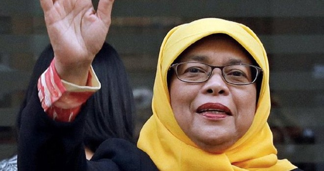Halimah Yacob. (Reuters)