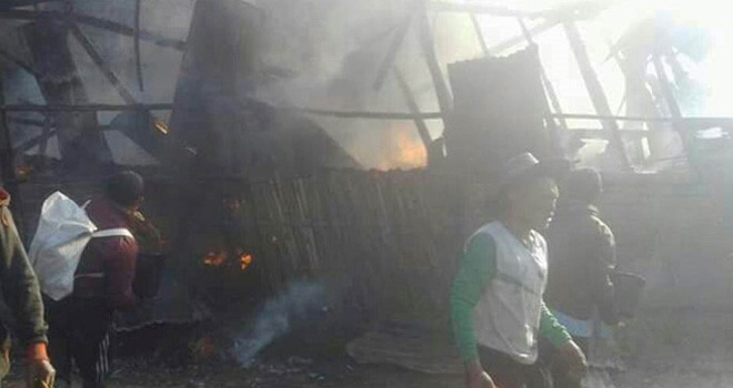 Kebakaran  Tiga Rumah di Kerinci.