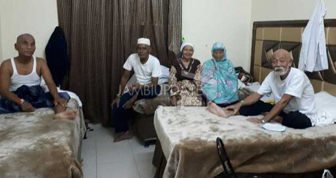 Kondisi jamaah haji Jambi di Tanah Suci.