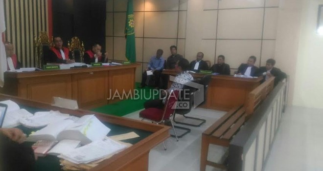  Sidang lanjutan kasus dugaan korupsi pengadaan Billboard Jambi di Kawasan Bandara Soekarno Hatta.