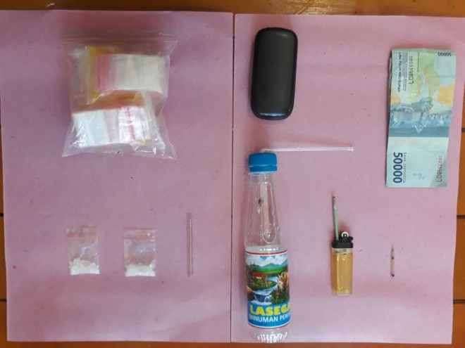 Barang bukti yang diamankan polisi