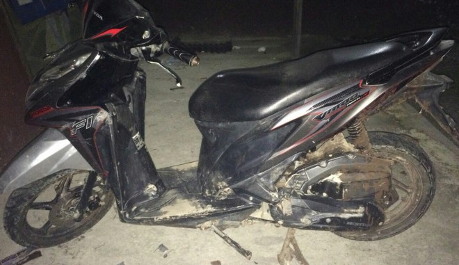 Honda Vario 125 BM 4477 GK yang berhasil diamankan polisi dari pelaku curanmor. 